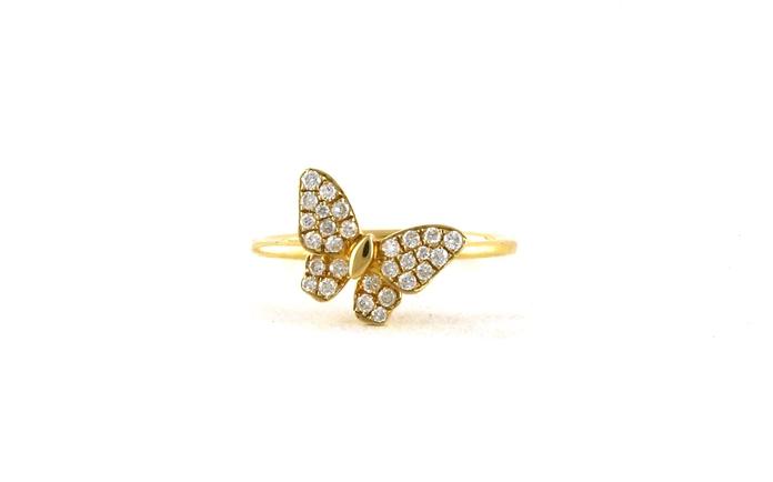 content/products/Estate Piece: Diamond Butterfly Fashion Ring in Yellow Gold (0.20cts TWT)