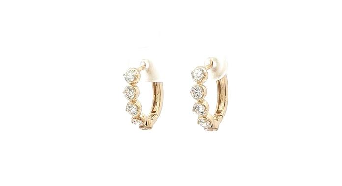 content/products/5-Stone Prong-Set Diamond Earrings in White Gold (1.00cts TWT)