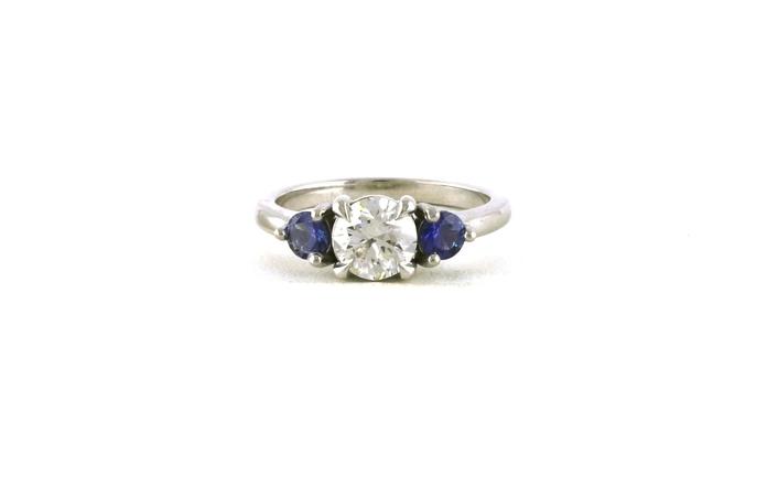 content/products/3-Stone Prong-Set Diamond and Montana Yogo Sapphire ring in Platinum (1.51cts TWT)