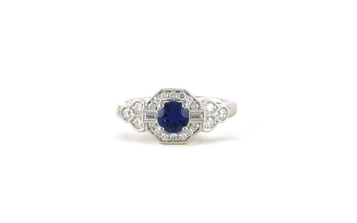 content/products/Art Deco Style Halo Montana Yogo Sapphire and Diamond Ring in White Gold (1.15cts TWT)