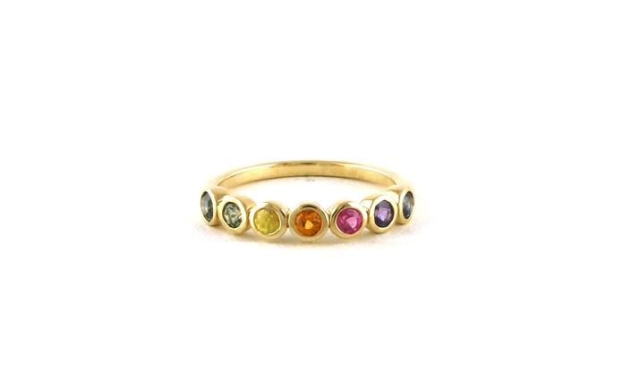 content/products/7-Stone Bezel-Set Rainbow Montana Sapphire Ring in Yellow Gold (0.78cts TWT)