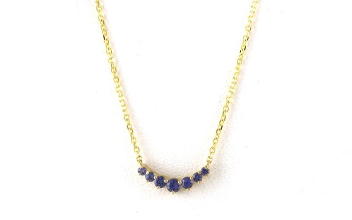 content/products/7-Stone Curved Split Chain Montana Yogo Sapphire Necklace in Yellow Gold (0.25cts TWT)