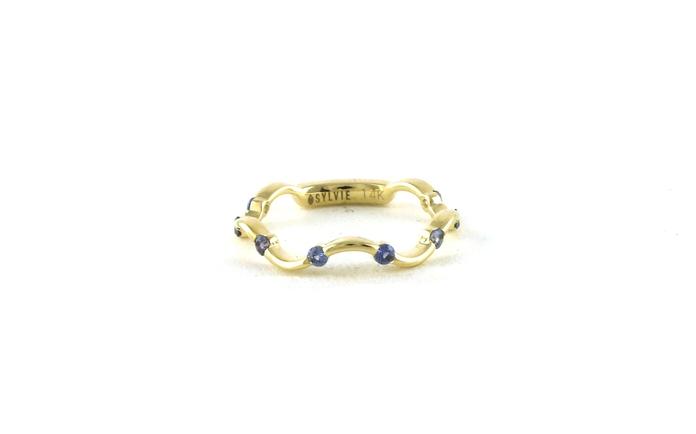 content/products/8-Stone Wavy Montana Yogo Sapphire Ring in Yellow Gold (0.24cts TWT)