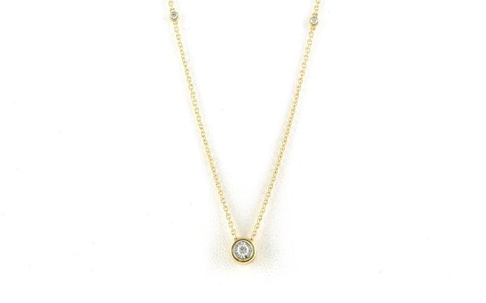 content/products/Diamond by the Yard with Illusion-Set Solitaire Pendant Necklace in Yellow Gold (0.10cts TWT)