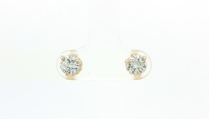content/products/3-Prong Diamond Stud Earrings in Yellow Gold (0.92cts TWT)