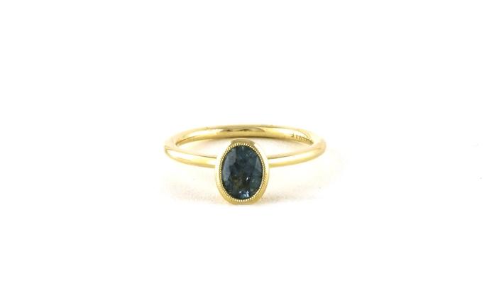 content/products/Oval Milgrain Bezel-set with Tulip Undergallery Montana Sapphire Ring in Yellow Gold (1.08cts TWT)