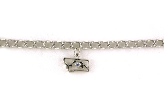 content/products/State of Montana with Montana Yogo Sapphire Charm Bracelet in Sterling Silver (0.03ct)