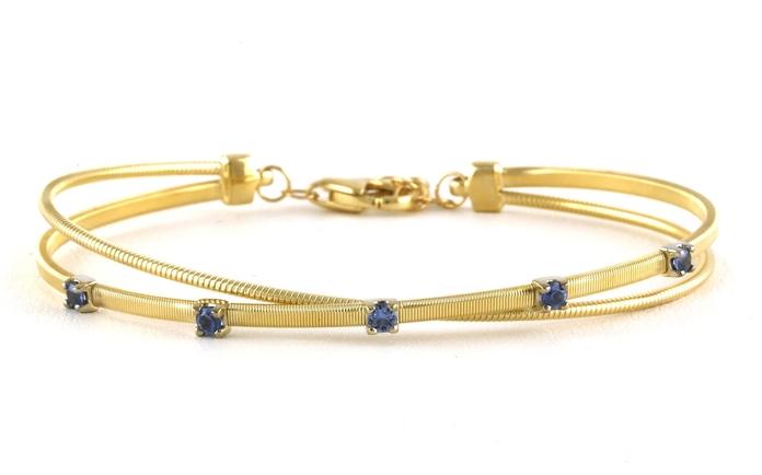 content/products/Crossover Bangle Montana Yogo Sapphire Bracelet in Yellow Gold (0.15cts TWT)