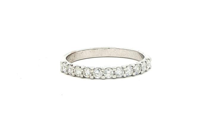 content/products/Estate Piece: 11-Stone Share-Prong Diamond Band in White Gold (0.50cts TWT)