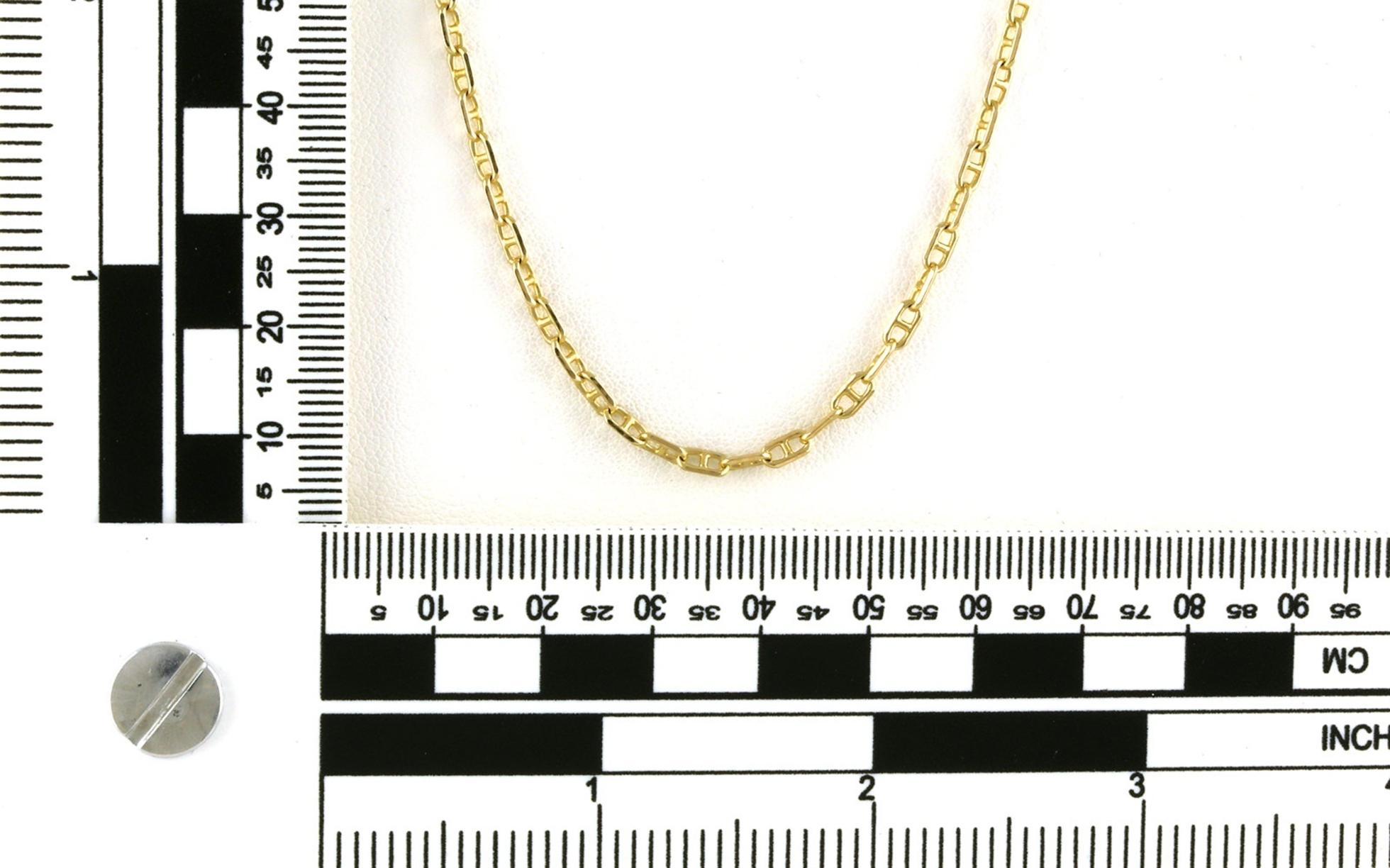 Estate Piece: Fancy Link Chain in Yellow Gold scale