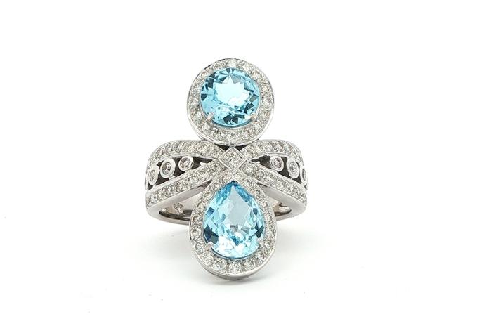 content/products/Estate Piece: 2-Stone Topaz and Diamond Ring in White Gold (1.00cts TWT)