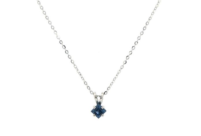 content/products/Split Bail Montana Yogo Sapphire Solitaire Necklace in White Gold (0.34ct)