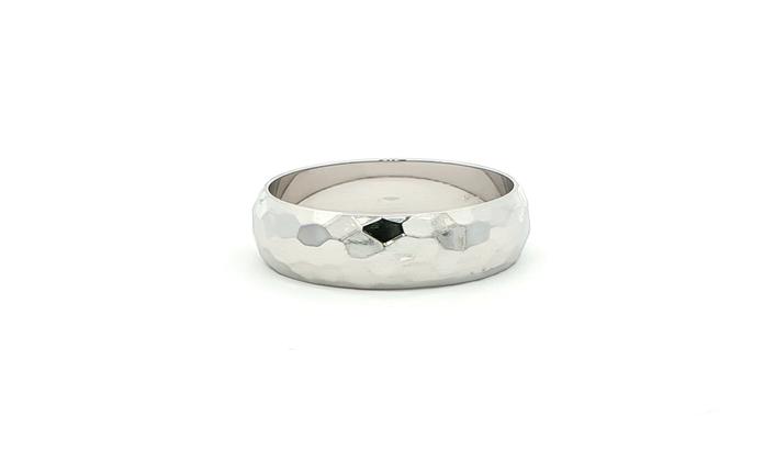 content/products/Rock Finish 6mm Half Round Band in White Gold