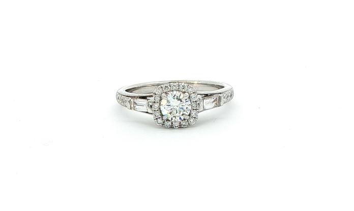 content/products/Diamond Halo with Accents Ring in White Gold (0.94cts TWT)