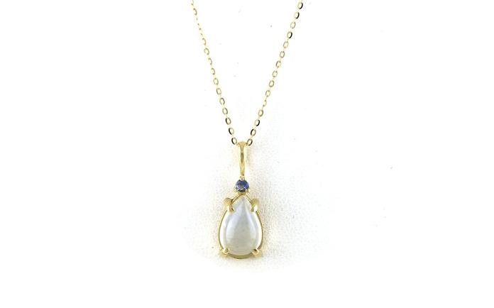 content/products/2-Stone Drop Moonstone and Montana Yogo Sapphire Necklace in Yellow Gold (3.53cts TWT)
