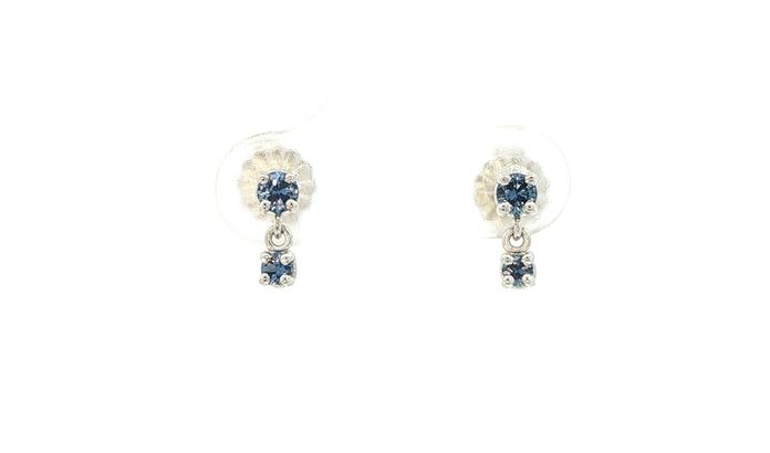 content/products/Two-Stone Montana Yogo Sapphire Stud Dangle Earrings in White Gold (0.28cts TWT)