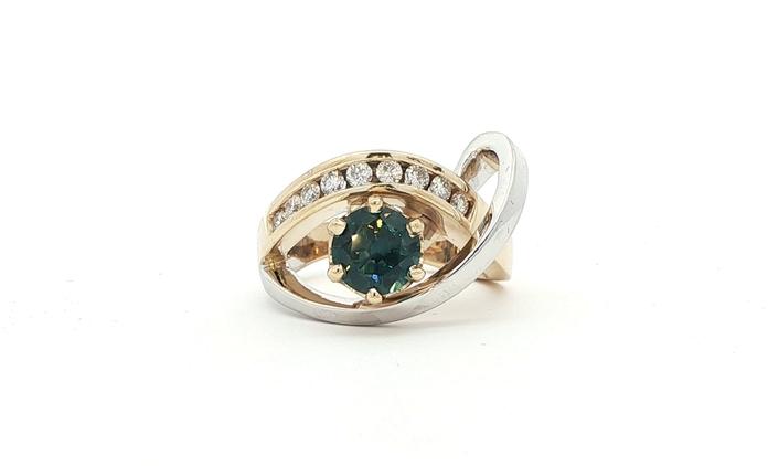 content/products/Two Tone Crossover 6-Prong Montana Sapphire with Channel-Set Diamond Ring in White and Yellow Gold (1.67cts TWT)