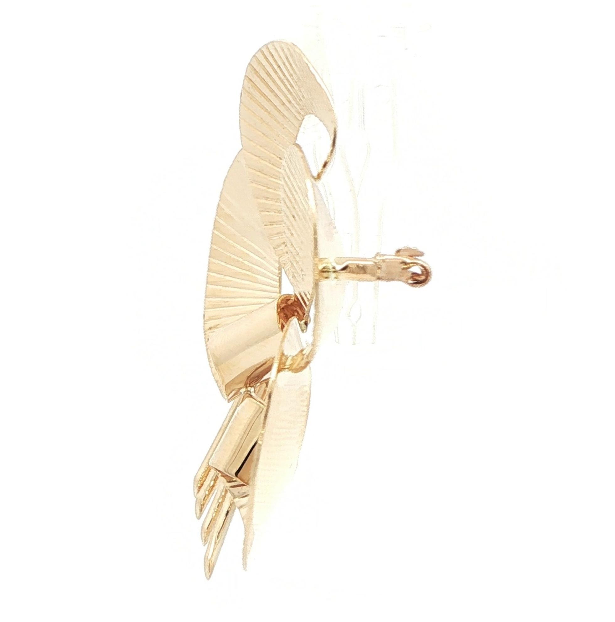 Estate Piece: Tiffany & Co 4-Loop Pin in Yellow Gold side