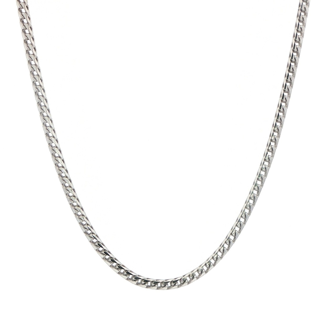 Round Franco Chain in Sterling Silver