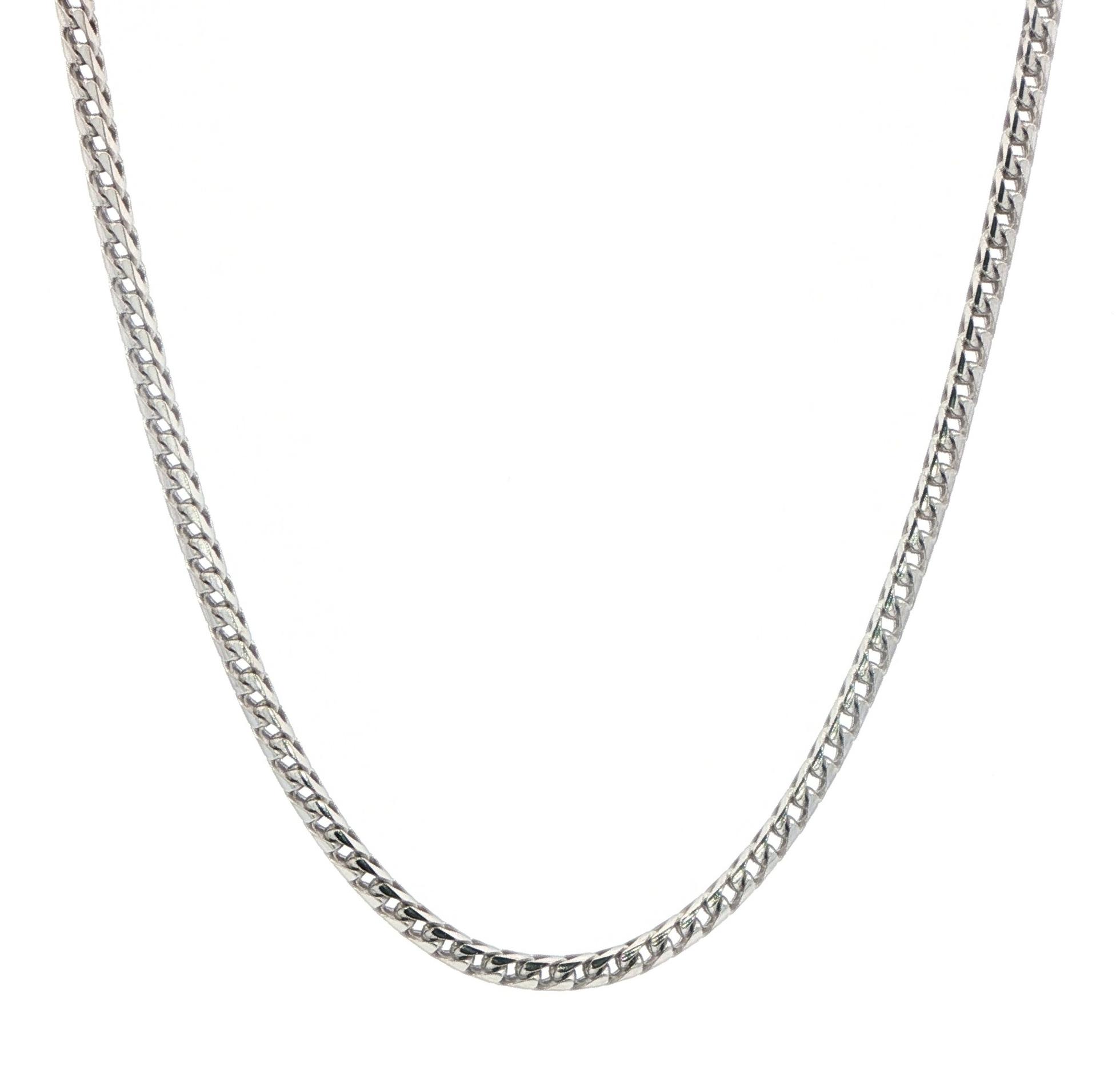 Round Franco Chain in Sterling Silver