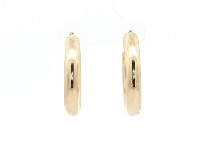 content/products/Estate Piece: Hollow Hoop Earrings in Yellow Gold
