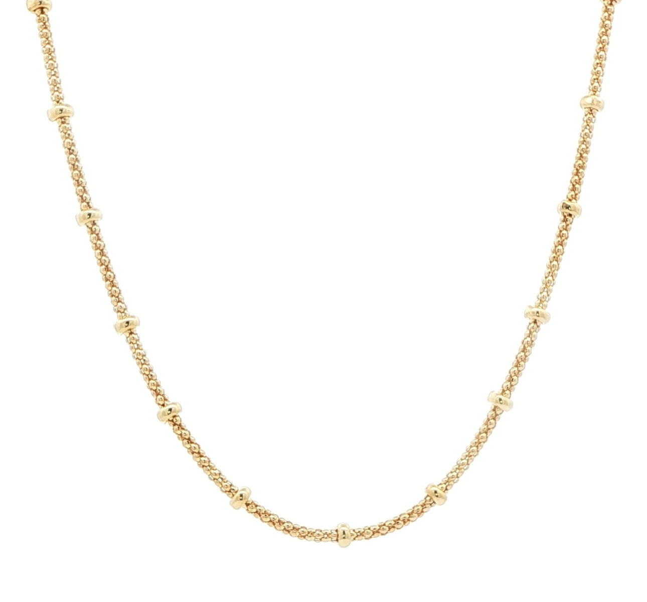 Estate Piece: Bead Chain in Yellow Gold