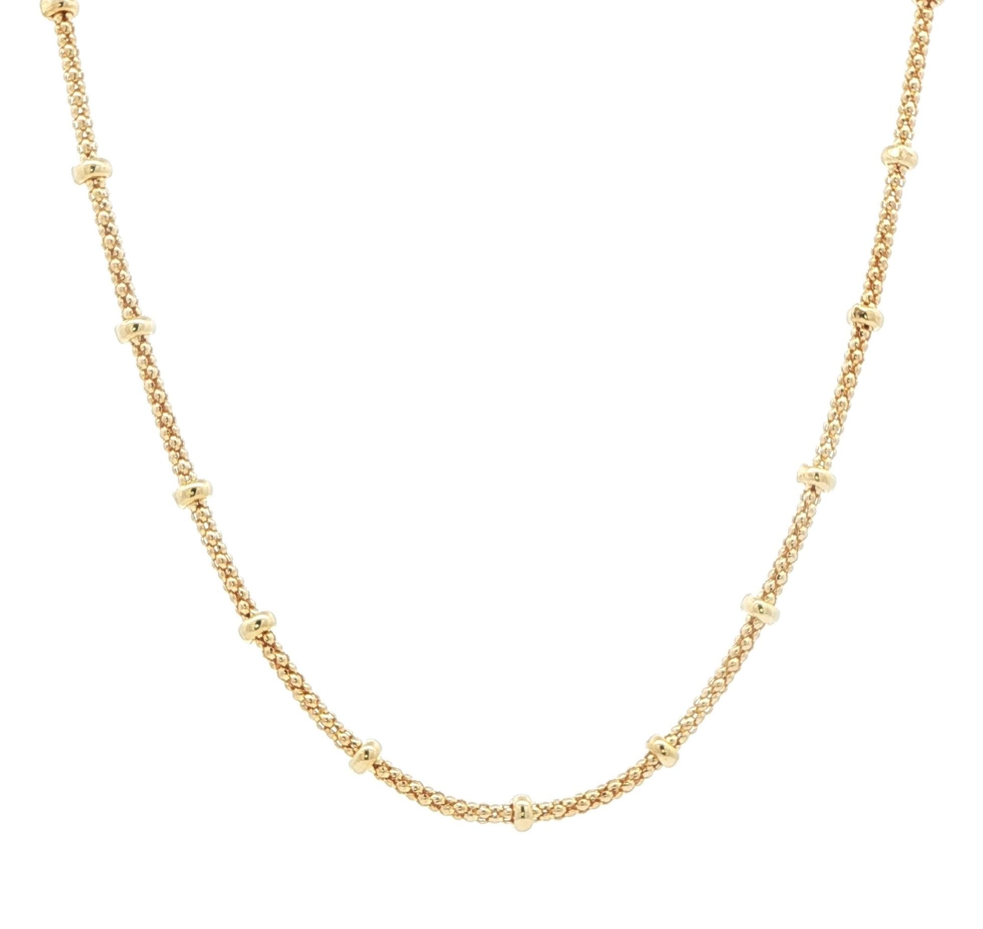 Estate Piece: Bead Chain in Yellow Gold