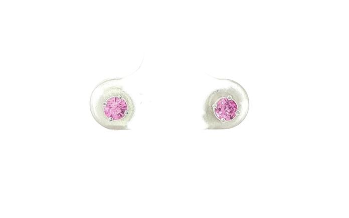 content/products/4-Prong Pink Montana Sapphire Stud Earrings with Protektor Backs in White Gold (0.36cts TWT)