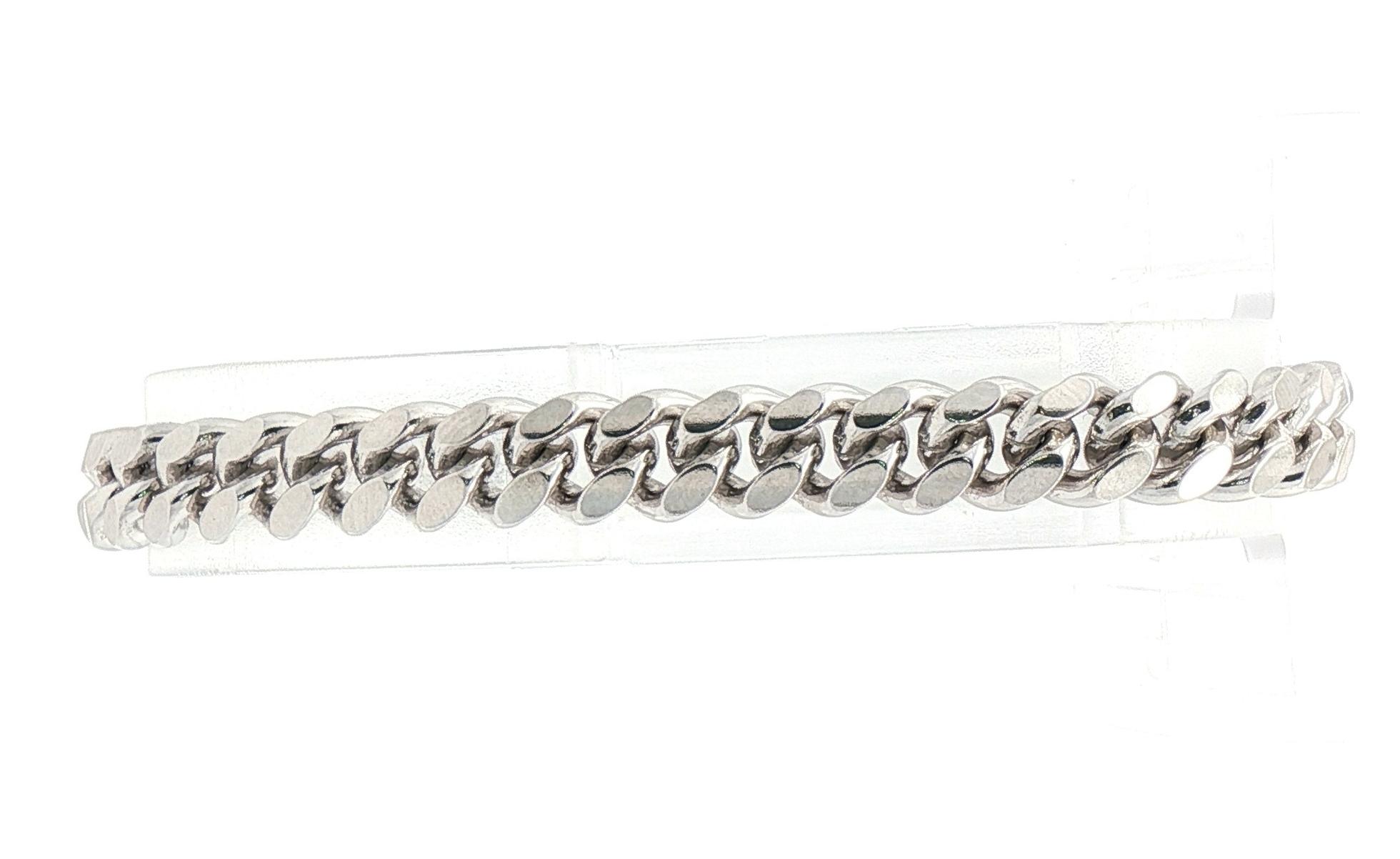 Miami Curb Link Bracelet in Sterling Silver