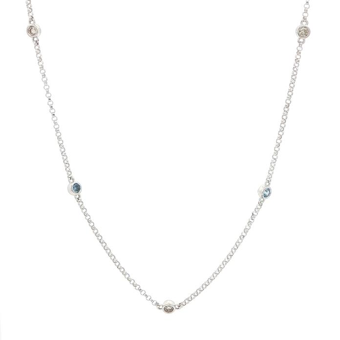 content/products/Alternating Bezel-Set Diamond and Montana Yogo Sapphire Station Necklace in White Gold (0.34cts TWT)