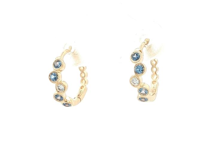 content/products/5-Stone Bezel-Set Montana Yogo Sapphire and Diamond Zig-Zag Hoop Earrings in Yellow Gold (0.28cts TWT) side