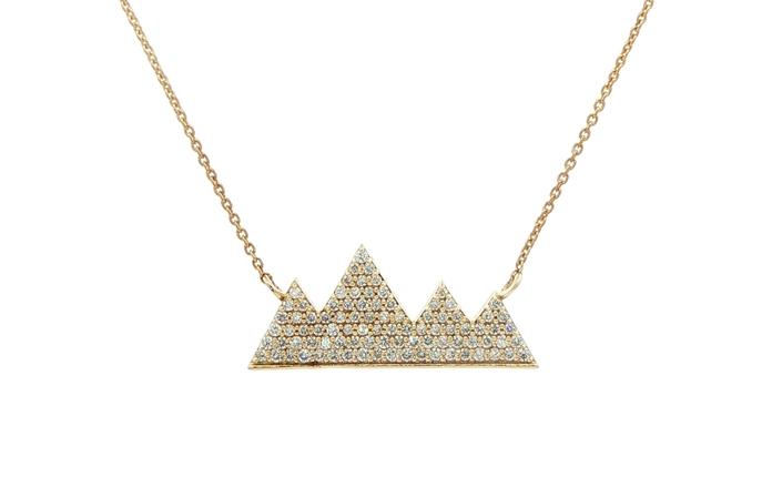 content/products/Diamond Pave Mountain Necklace in Yellow Gold (0.50cts TWT)