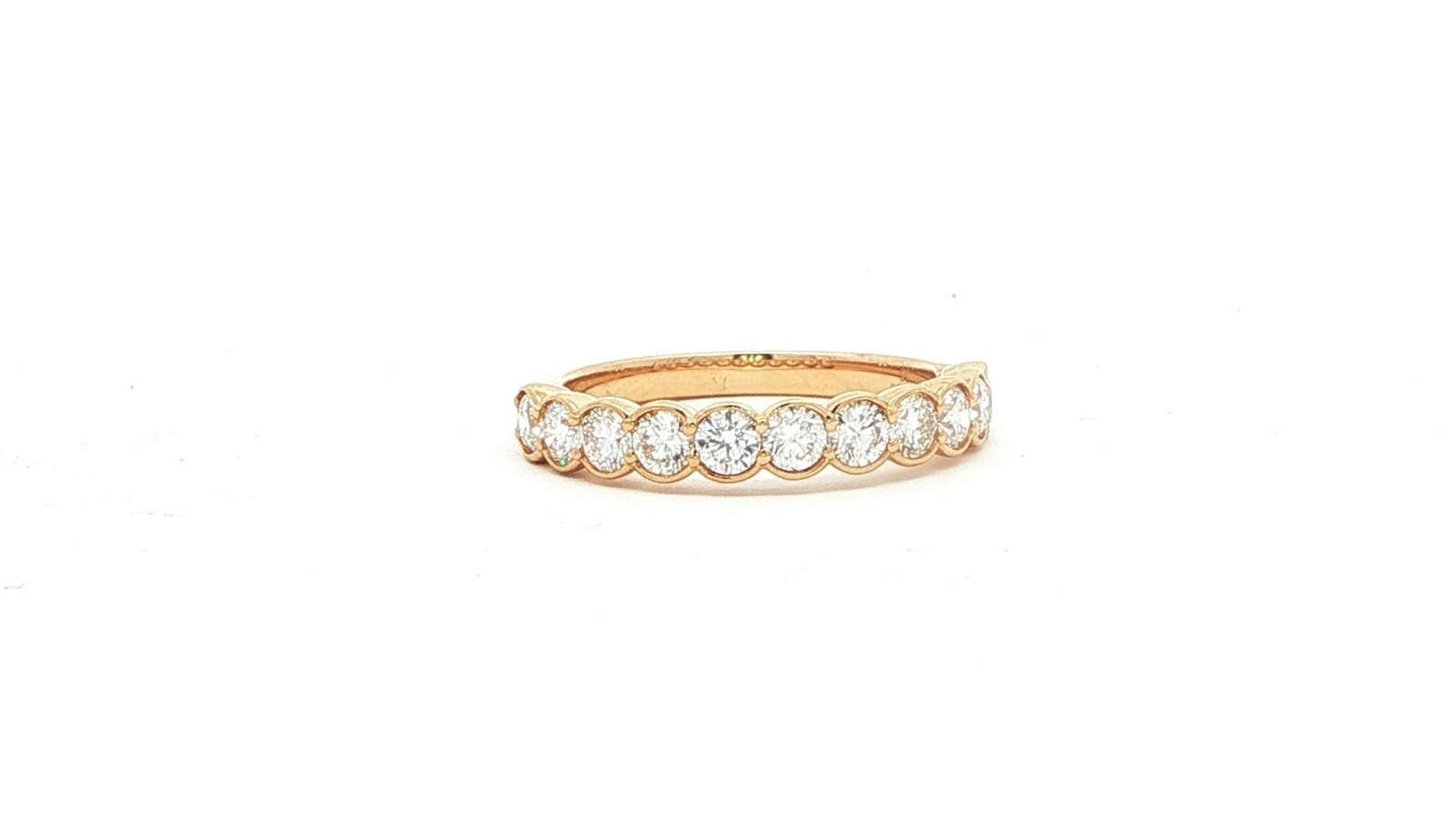 11-Stone Diamond Band in Yellow Gold (1.00cts TWT)