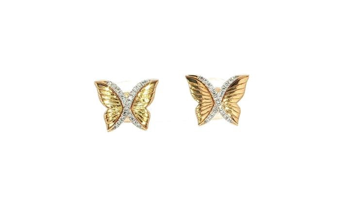 content/products/Diamond Butterfly Stud Earrings in Yellow Gold (0.11cts TWT)