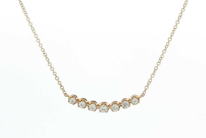 content/products/7-Stone Diamond Bar Necklace in Yellow Gold (0.31cts TWT)