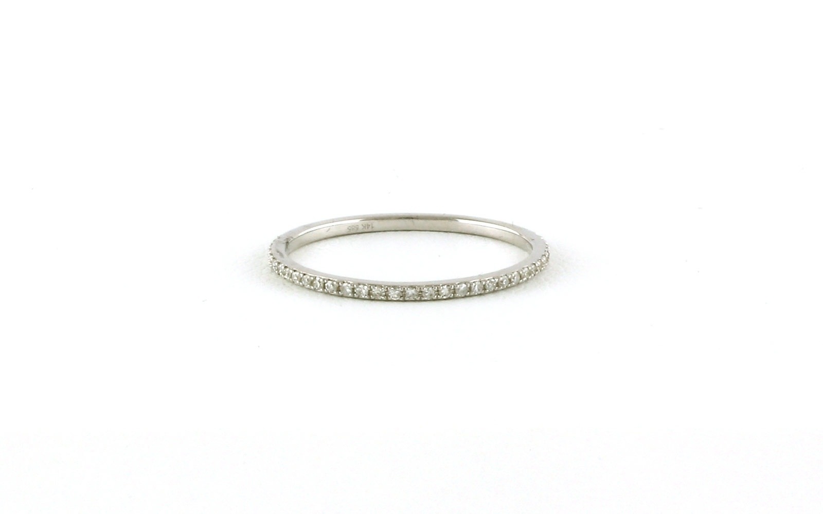 Diamond Micro Eternity Band in White Gold (0.15cts TWT)