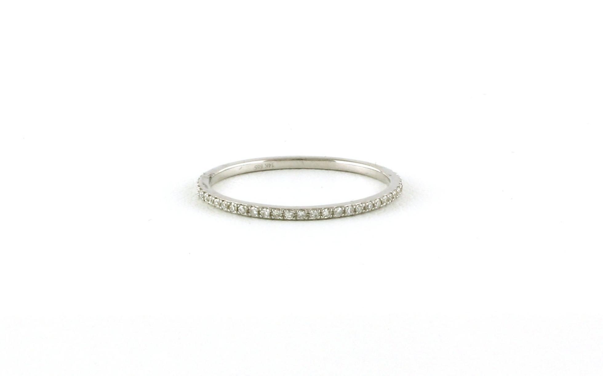 Diamond Micro Eternity Band in White Gold (0.15cts TWT)