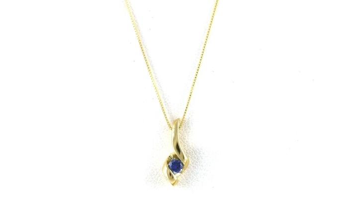 content/products/Twist Style Montana Yogo Sapphire Solitaire Necklace in Yellow Gold (0.10cts)