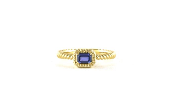 content/products/Horizontal Emerald-Cut Montana Yogo Sapphire Ring With Beaded Band in Yellow Gold (0.34cts TWT)
