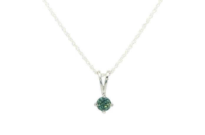content/products/4-Prong Rabbit-Ear Bail Green Montana Sapphire Solitaire Necklace in Sterling Silver (0.25ct)