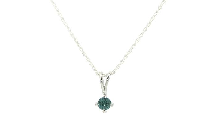 content/products/4-Prong Rabbit-Ear Bail Blue/Green Montana Sapphire Solitaire Necklace in Sterling Silver (0.25ct)