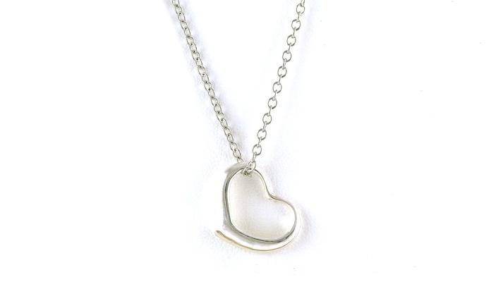 content/products/Open Heart-Shaped Necklace in Sterling Silver