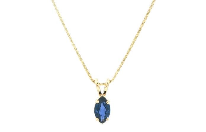 content/products/Solitaire Marquise-cut Montana Yogo Sapphire Necklace with Rabbit Ear Bail in Yellow Gold (1.05cts)