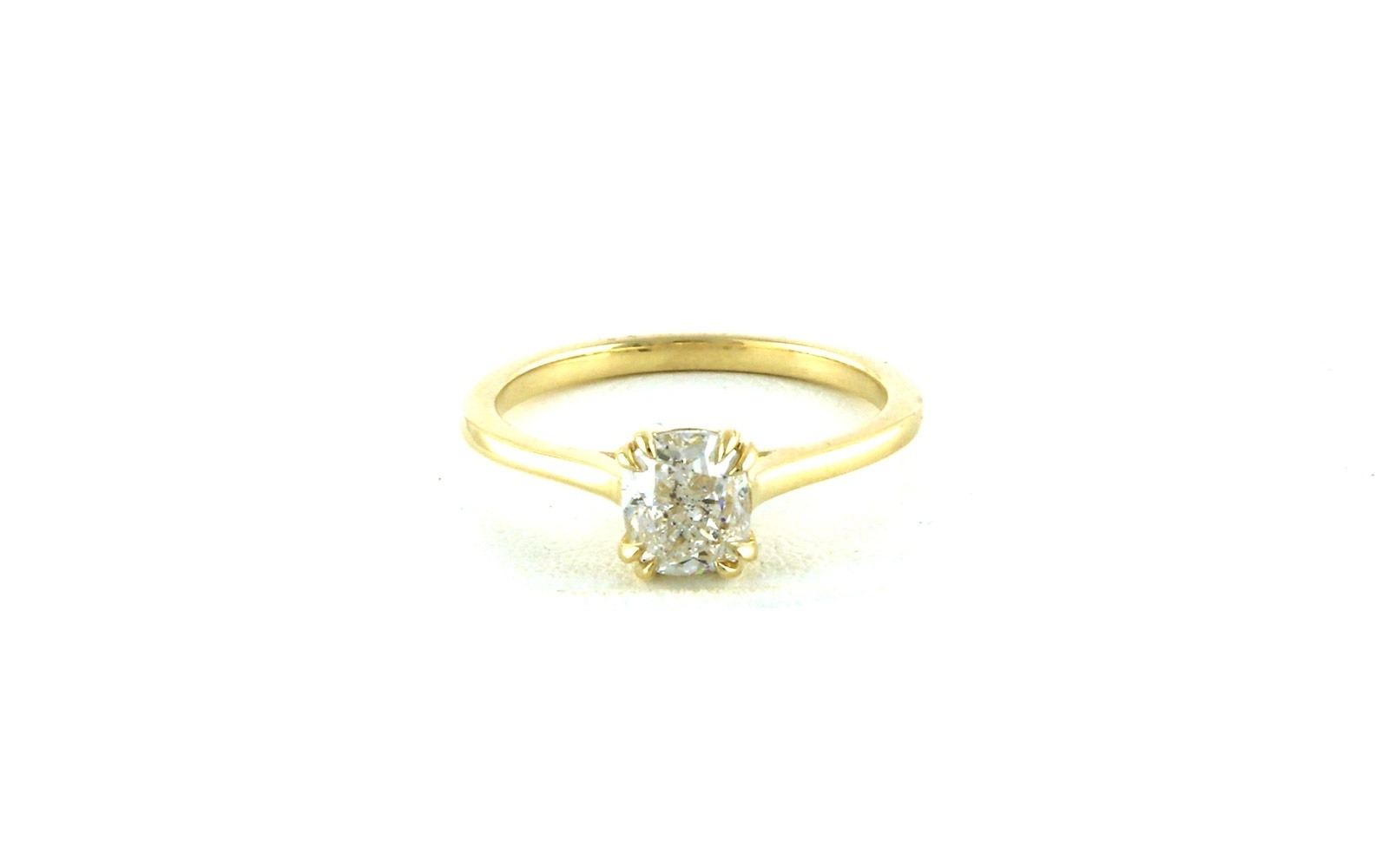 Diamond 8 Claw-Prong Solitaire Ring in Yellow Gold (1.01ct)