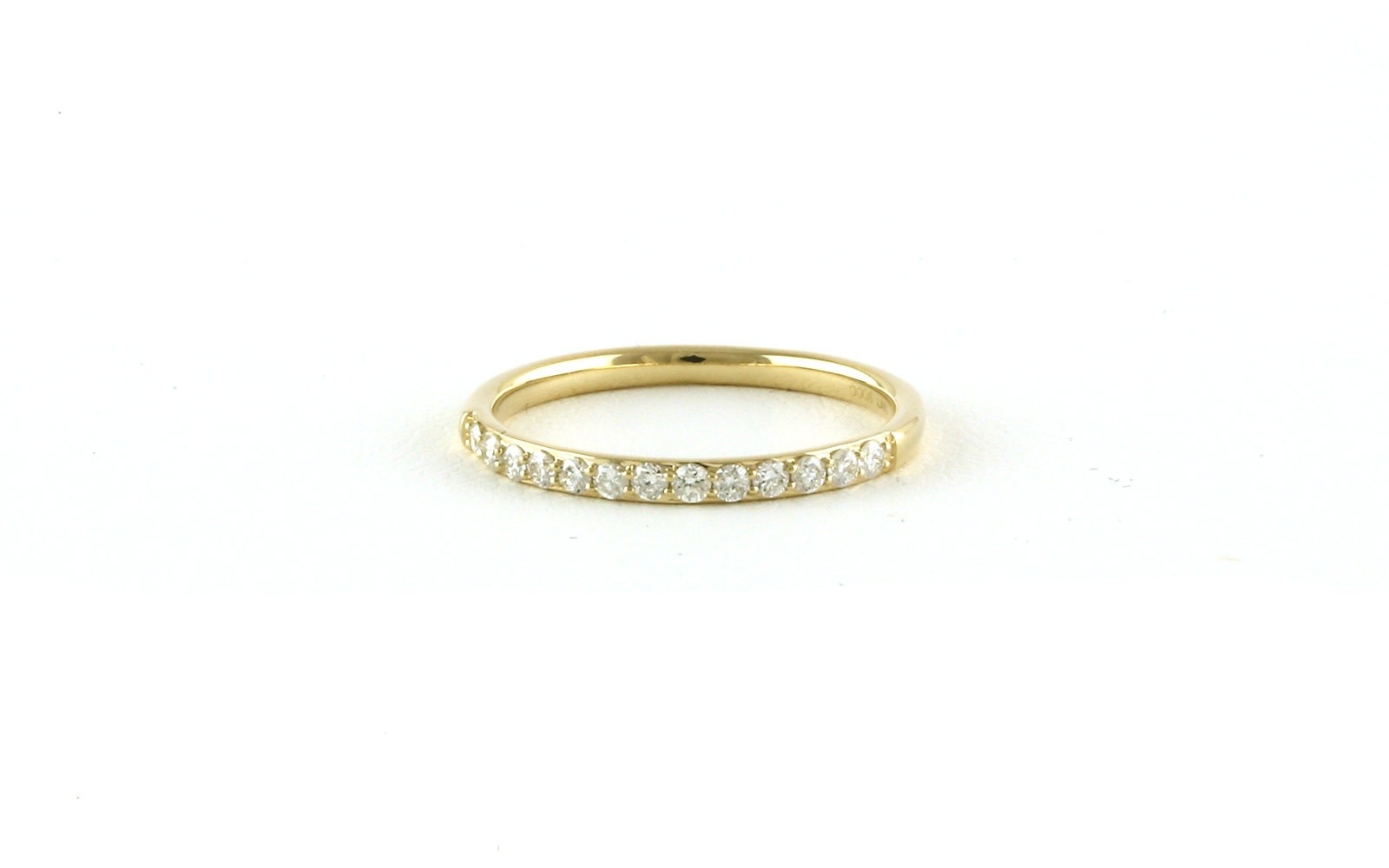 13-Stone Prong-Set Diamond Ring in Yellow Gold (0.25cts TWT)