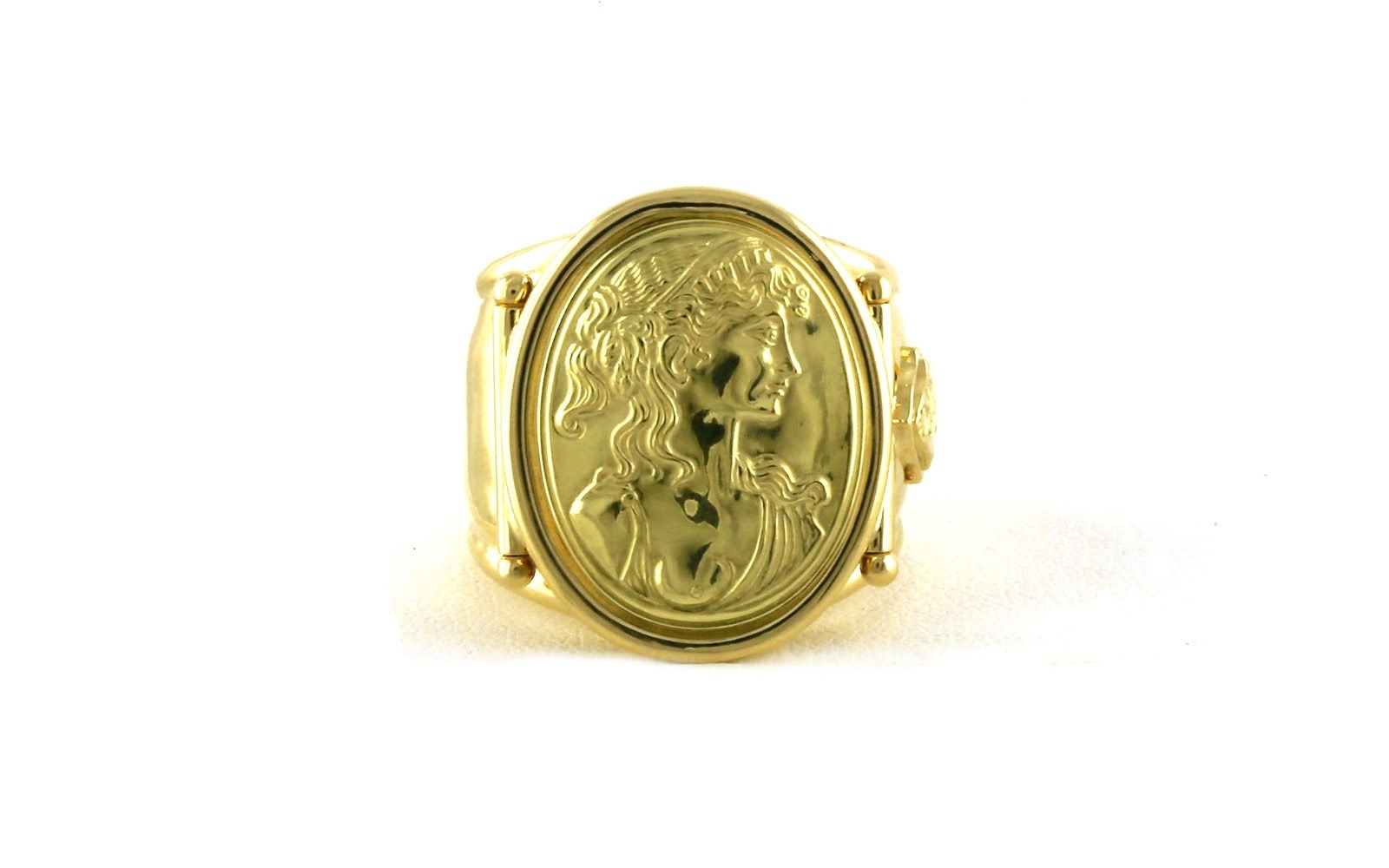 Estate Piece: Cameo Style Fashion Ring in Yellow Gold