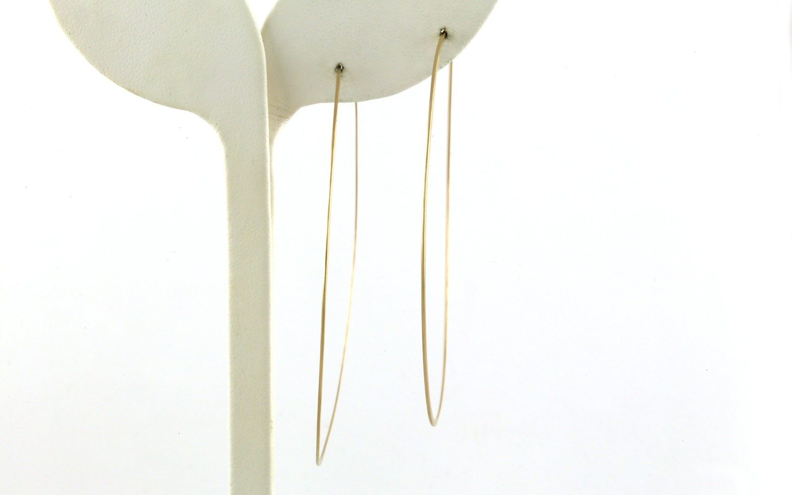 Estate Piece: Large Hoop Earrings in Yellow Gold