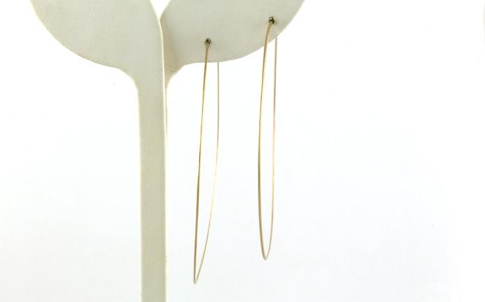 content/products/Estate Piece: Large Hoop Earrings in Yellow Gold