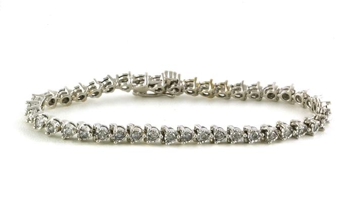 content/products/Estate Piece: Illusion-Set Diamond Tennis Bracelet in White Gold (1.00cts TWT)