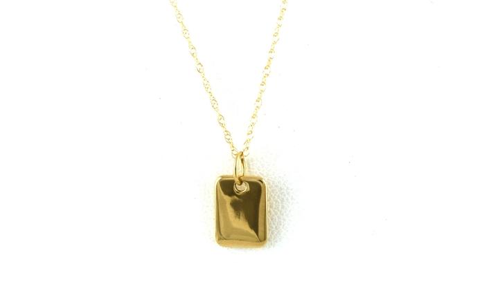 content/products/Mini Dog Tag Necklace in Yellow Gold